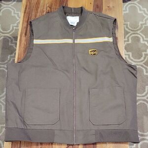 UPS Employee Uniform Work Vest Mens 2XL